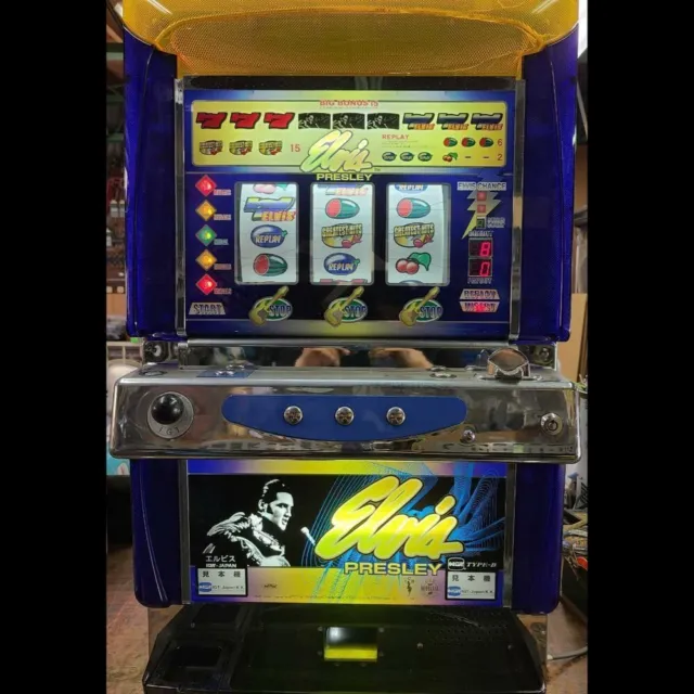 ELVIS PRESLEY Skill Stop Slot Machine (*JapaneseCasino Real Pachislo)