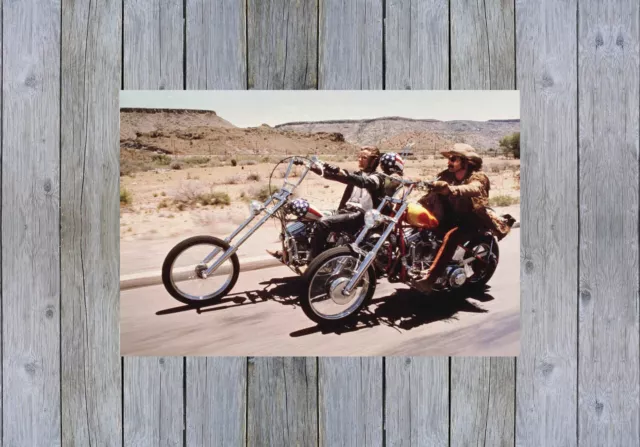 EASY RIDER FONDA HOPPER ON HARLEY CHOPPER MOTORCYCLE POSTER PRINT COLOR 16x24
