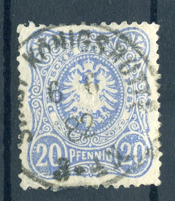 882255) DR Krone-Adler Nr. 42 aa gestempelt, geprüft Zenker