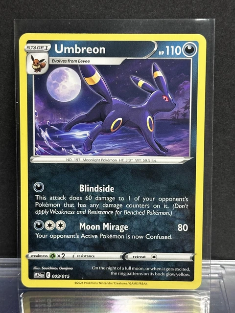 UMBREON 009/015 NEW 2025 McDonalds Happy Meal Pokemon Dragon Discovery