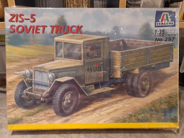 LENS LEASE U.S.TRUCK W/ZIS-3 GUN KIT 1:35 Italeri Kit Mezzi Militari Die Cast