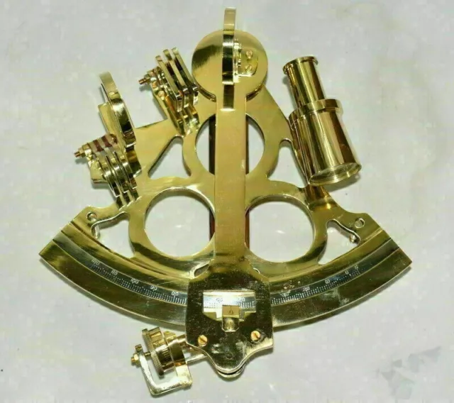 Brass Handmade Nautical Sextant Ship Working Navigation Instrument Vintage GIFT