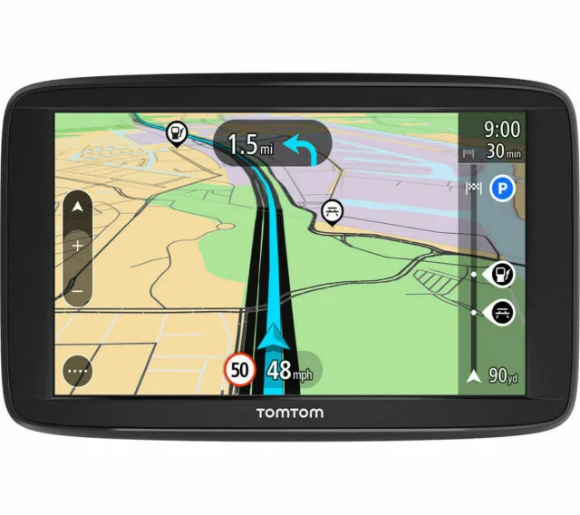 TomTom Auto Sat Nav GO Basic, 6 Zoll - einfach zu bedienendes Navigationssystem. C114