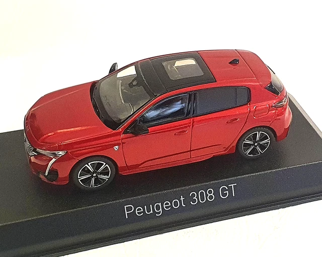 Peugeot 208 GT 2024 Bleu Métal – Norev 1/43 Avec Porte-clés – Neuf