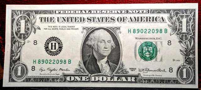 1977 $1 St. Louis H89022098B - FANCY Radar 4 Pair - Uncirculated - 28004
