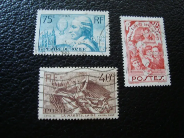 FRANCE - timbre yvert/tellier n° 312 313 315 obl (A54)