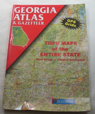 Delorme Atlas 00210 Topographic Map For Georgia 1998 Pub Date