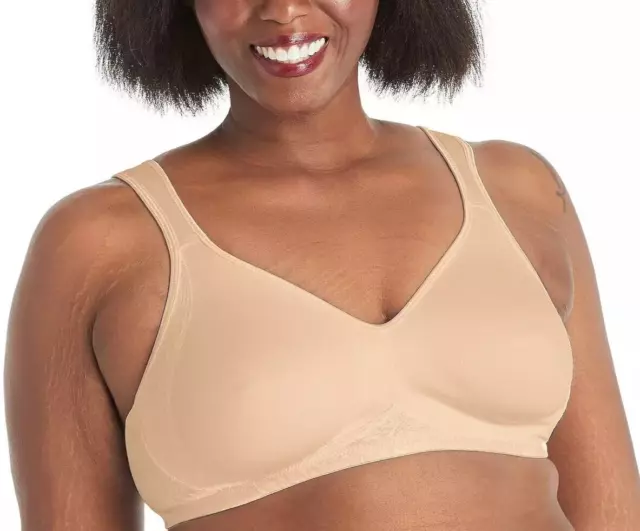 PLAYTEX 18 HOUR Seamless Wirefree Bra Back Side Smoothing