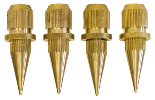 Dynavox Sub-Watt-Absorber Pointes Brass Decoupler Antibruit Höhenverst 1 Set