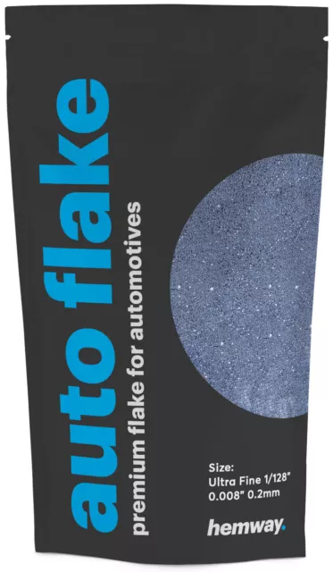 Hemway Azure Metal Flake Auto Car Bike Glitter Paint 0.008" 200 micron 100g