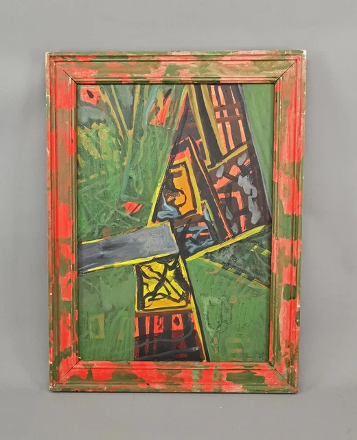 8860059 Pintura Abstracta Farbkomposition Enmarcado 67x49cm