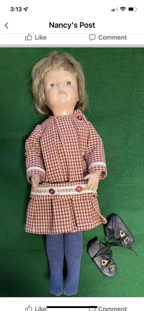 Schoenhut Wooden Miss Dolly Face Doll in good condition