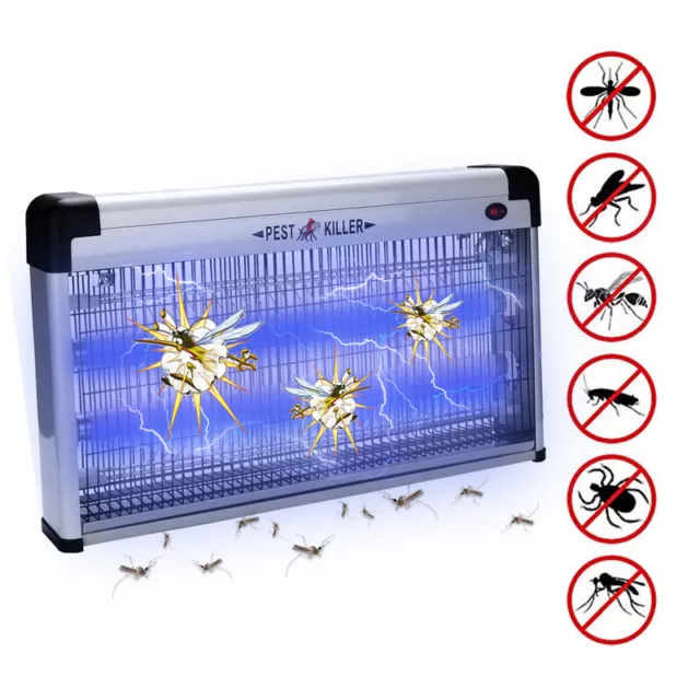 Insektenvernichter UV-Licht Mückenlampe Insektenfalle Elektrisch Schnell Küchen