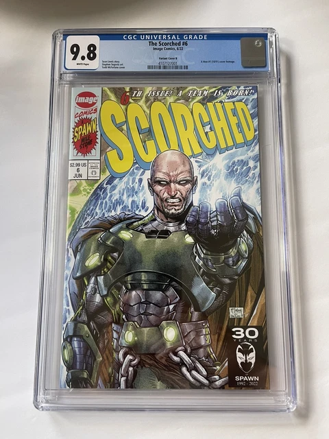 The Scorched #6 2022 Image Comics Todd McFarlane Variant CGC 9.8