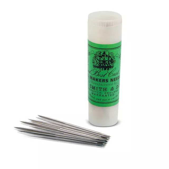 Tube of Hand Sewing Needles and Palm by  Smith & Son  (10 pack)