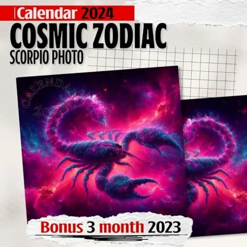 COSMIC ZODIAC SCORPIO Calendar 2024 Jan 2024 to Dec 2024 Bonus 3 Months