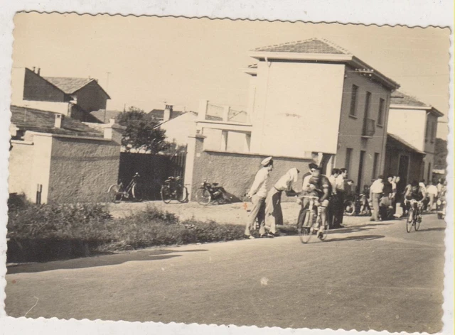 T) Fotografia 7x10cm bici ciclismo Fiorenzo Magni 1956