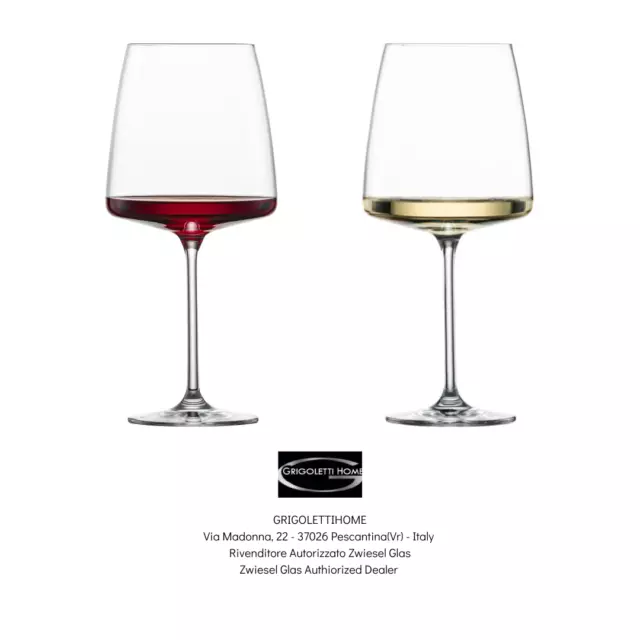 Zwiesel Glas - Vivid Senses - 6 Wine Glass VELLUTATO And Sontuoso - Dealer