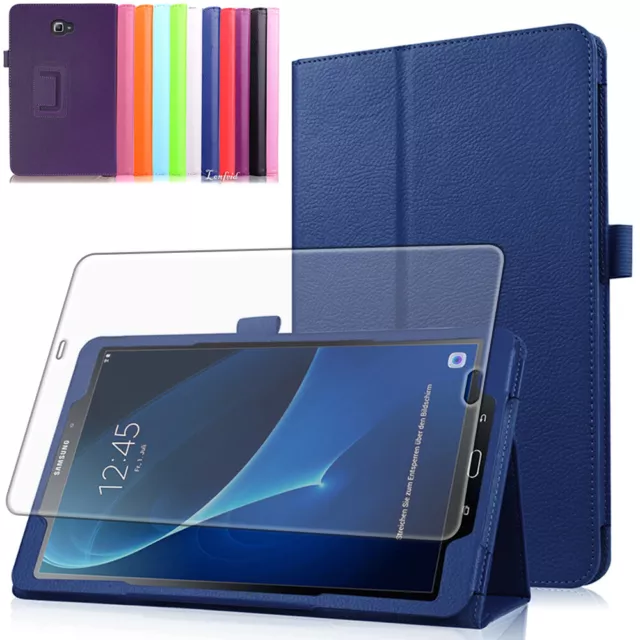 Hülle+ 9H Schutzglas Für Samsung Galaxy Tab A 10.1 T580 A6 2016 Tasche Case -2