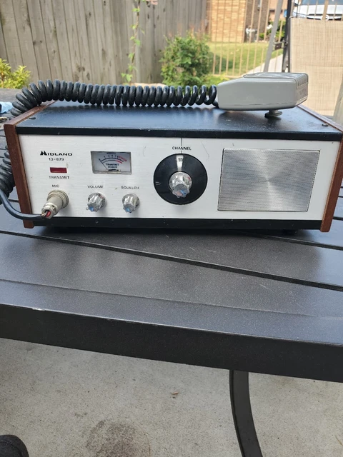 1973 VTG Midland Electronics Company 13-879 Transceiver CB Base Vintage