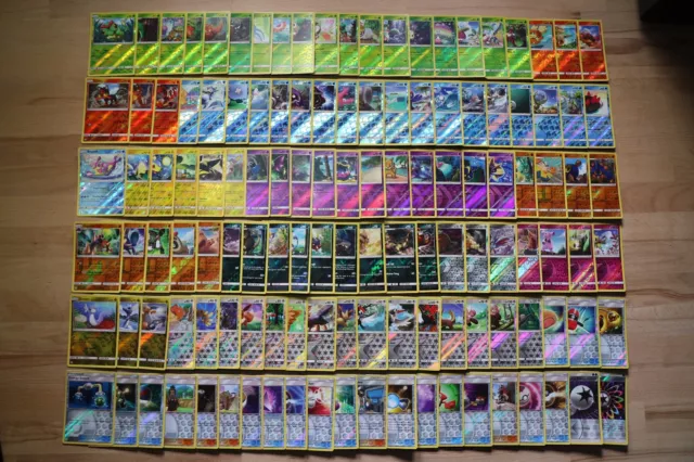 Sun & (and) Moon Reverse Holos / Non-Holos Pokemon Cards (Rev) (Singles)