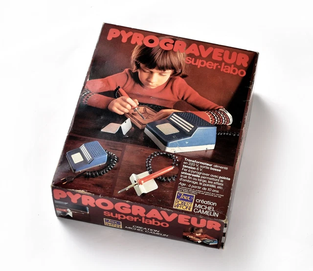 Livre Vintage : Initiation à La Pyrogravure Super Labo - Jeux Robert Laffont, Occasion - Pour Débutants