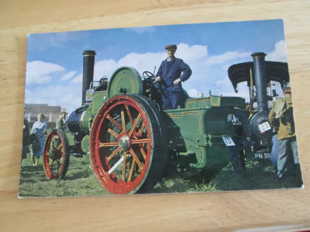 Postcard - Aveling & Porter (Rochester) Tractor type engine No8809 "Flower" 1918