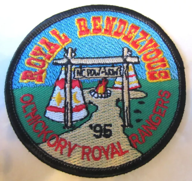 Royal Rendezvous Ol'Hickory 1995 Pow Wow Royal Ranger Uniform Patch
