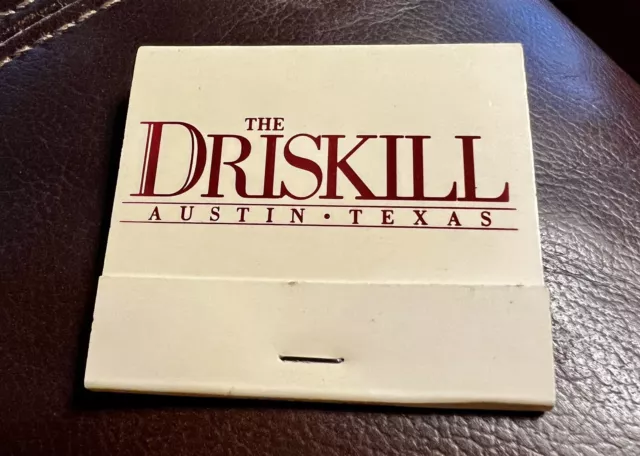 The Driskill Hotel, Austin, TX, Full Unstruck Matchbook