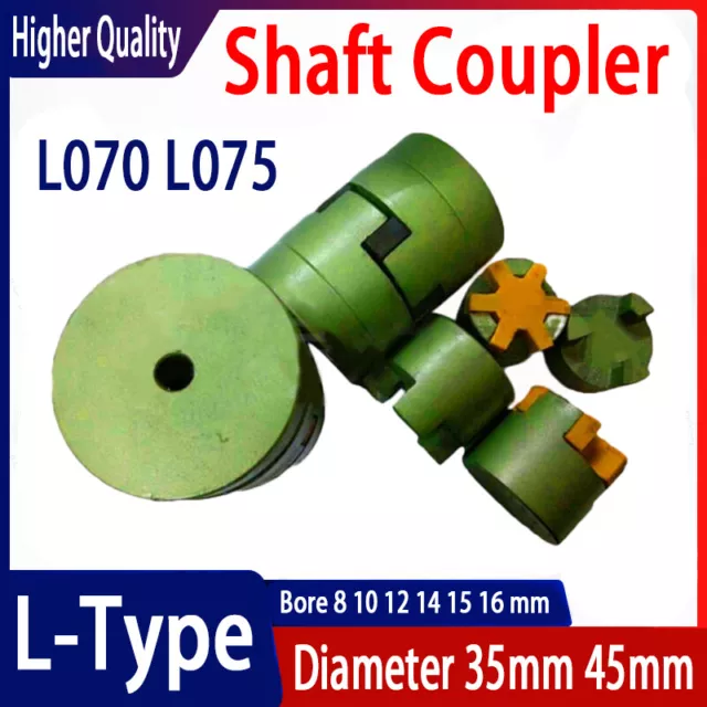 L070 L075 CNC Shaft Coupler Flexible Plum Spider Jaw Coupling Stepper Motor 3D