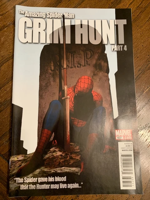 Amazing Spider-Man #637 "Grim Hunt', Pt 4, VF-NM, 1st Julie Carpenter/Madam Web