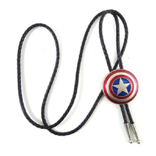 Cravate Bolo Texas Ranger Style Western - Multicolore, Unisexe, Neuf Sans étiquette (réf. 26)
