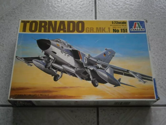 MAQUETTE AVION PANAVIA TORNADO GR.MK.1  ITALERI N°151 - 1/72 - 1.72eme