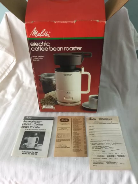 Melitta CBR-10 Electric Coffee Bean Roaster AromaRoast New In Box