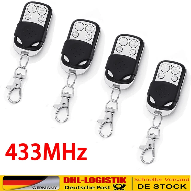 RUIZHI Garagentor Fernbedienung 433MHz - 2 Stück Ersatz-Handsender