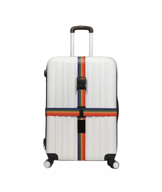 Koffergurt Kofferband Koffergürtel Gepäckgurt Koffer Gurt Gepäckband 2 Stk Set