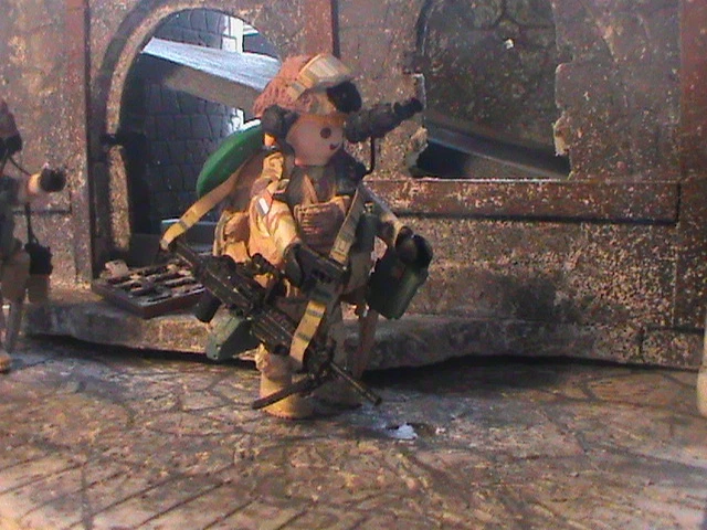 PLAYMOBIL PERSONNALISÉ SOLDAT Panzer Division Afrika Korps (ALAMEIN