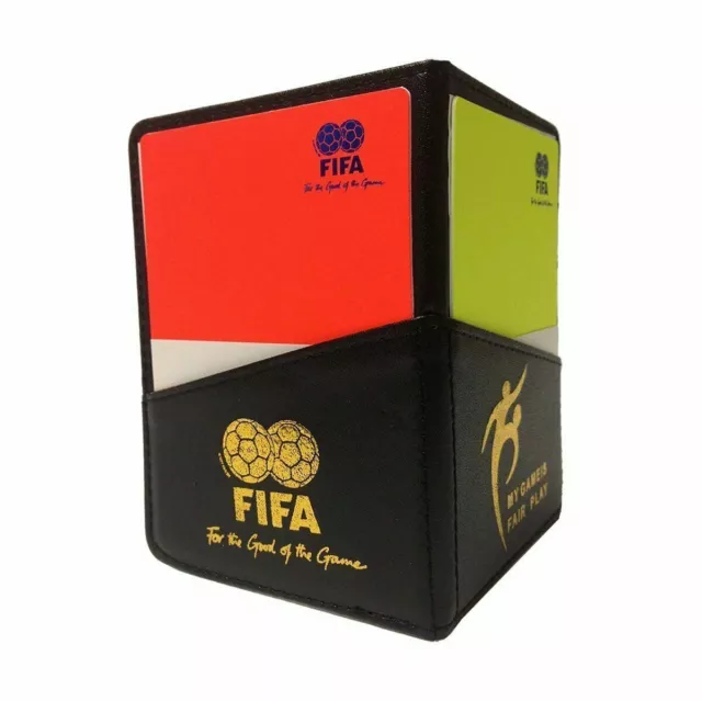 Professional Soccer Referee Wallet Football Red card Yellow Card Pencil Log Book