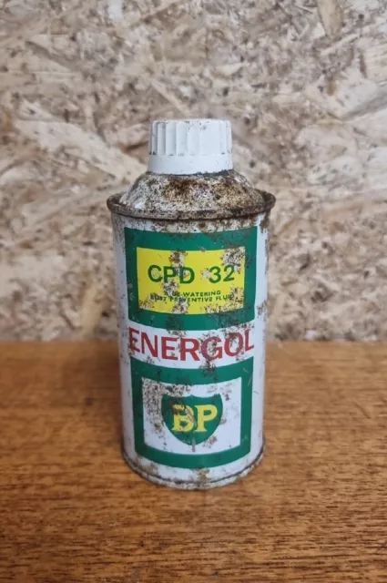 Vintage Bp Energol Cpd32 Rust Prevention Oil Tin Can Spray