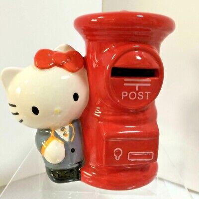 Hello Kitty Piggy Bank Japan Post Office Postbox Japan Retro Vintage 1976sNov