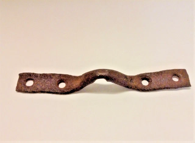 Antique Forged Iron Barn Handle Primitive Door Pull 19th Century