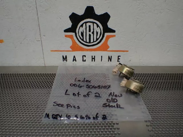 LEDEX 006-5065107 Rotary Solenoids New No Box (Lot of 2) See All Pictures