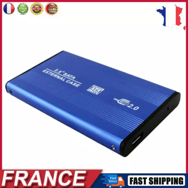 2.5 Inch USB 2.0 SATA External Mobile Hard Disk Box Aluminum Alloy Shell fr