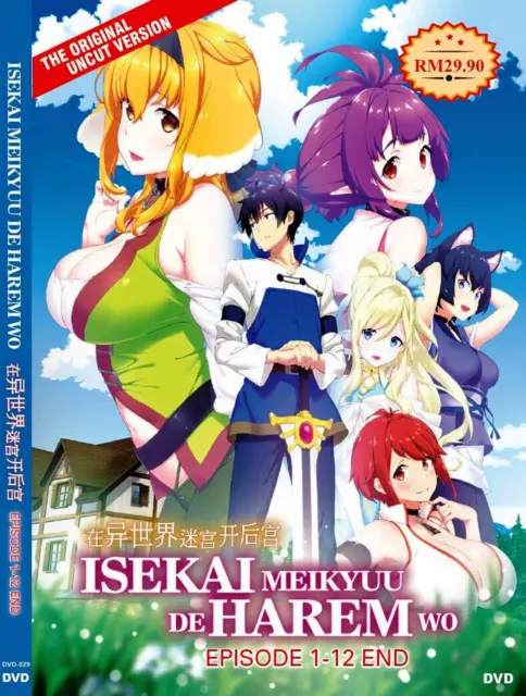 DVD ANIME ISEKAI Meikyuu De Harem Wo Vol.1-12 End Uncut Version English  Subtitle $39.69 - PicClick AU