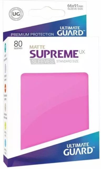 Ultimate Guard - 50 pochettes Supreme UX 3rd Skin Sleeves taille