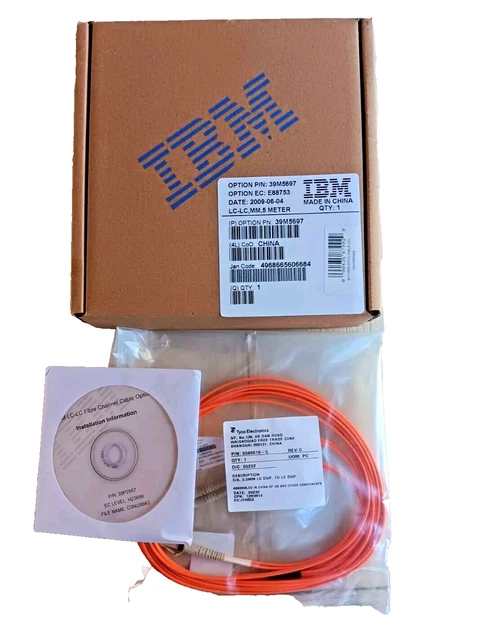Câble Patch Fibre Optique Tyco LC-LC Multimode 2,0 Mm 50/125 - Longueur 0UH045, Pour Réseau, Data Center