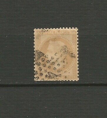 France 1867 timbre oblitéré Y&TN°28A 10 c. bistre Napoléon III /TR5387