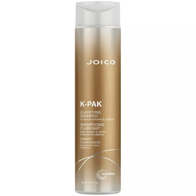 JOICO K-Pak klärendes Haarshampoo zum Entfernen von Chlor und Aufbau 300ml *NEU*