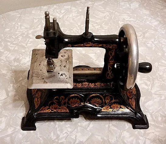 Antique Miniature Child Sewing Machine Made in Germany