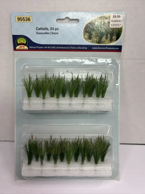 Jtt Scenery Products - Catttails - O Scale - 1.5" Height  24/Pk New 95536